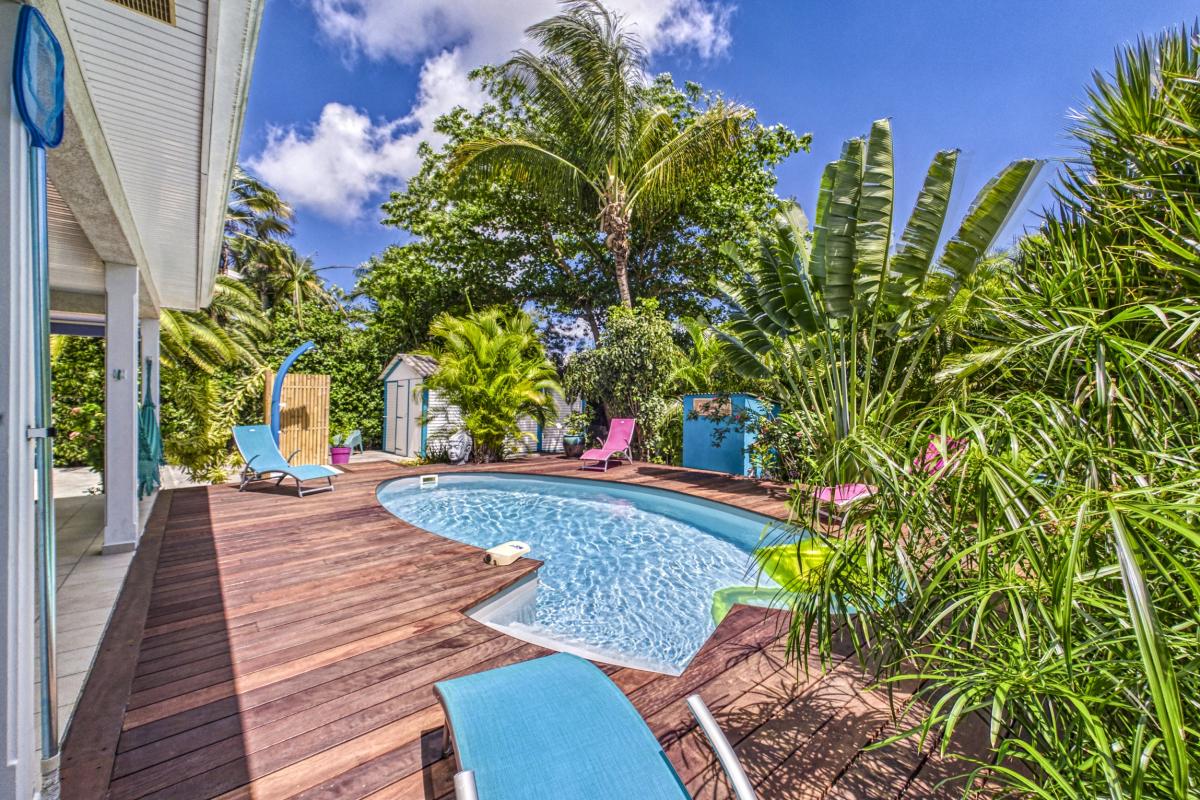 2.Location villa piscine saint françois guadeloupe